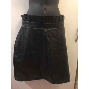 Leather skirt